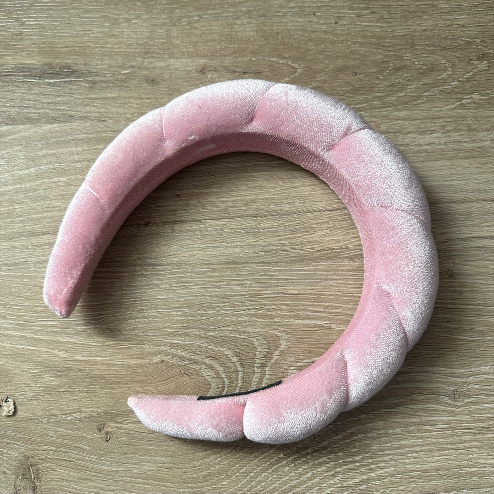 Handmade terry towel spa headband